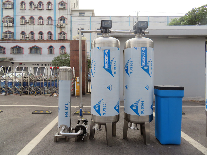 6噸別墅用地下水處理除錳設備,全自動軟化水過濾設備